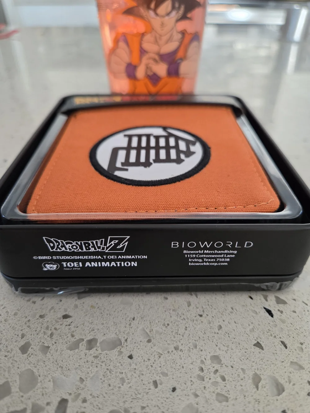 Dragon Ball Z Orange Bi-Fold Wallet